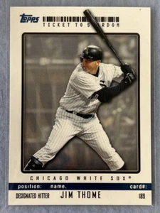 2009 Topps Ticket to Stardom #189 Jim Thome Chicago White Sox 56/99 - Picture 1 of 2