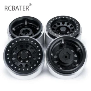 Llantas de metal Beadlock de 2,9"" CNC para coche sobre orugas Axial RC 1/6 SCX6 - Imagen 1 de 14