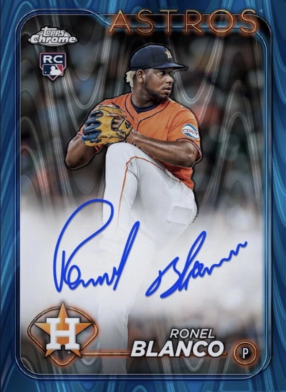 2024 Topps Chrome Update Blue Rookie RC Signature Auto RONEL BLANCO Digital - Image 1 of 1