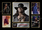 THE UNDERTAKER WWE SIGNED LIMITED EDITION  AUTOGRAPH MEMORABILIA A4 PHOTO PRINT 