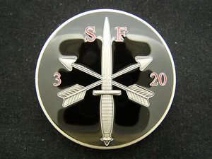 3rd Battalion 20th Special Forces Black Version Challenge Coin - Bild 1 von 2