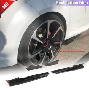 Real Carbon Side Skirts Extension Splitter for Audi TTRS/ TTS/ TT S line MK3 15+ - Foto 1 di 11