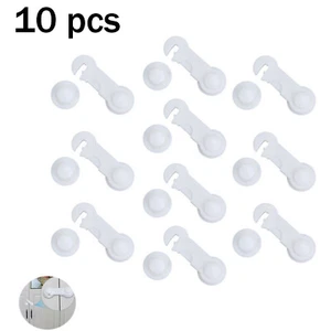 10x Child Proof Safety Locks for Baby Drawer Cabinet Cupboard Fridge Door Kit - Picture 1 of 12
