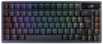 ASUS ROG Azoth RGB Gaming-Tastatur (deutsches Layout, Bluetooth, 2,4-GHz, USB) - Bild 1 von 4