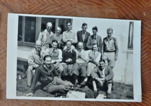 Postkarte Gruppe von Golfern vor dem Clubhaus RP Barrow in Furness Bereich Golf - Bild 1 von 2