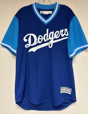 LA Dodgers Clayton Kershaw Players Weekend #22 KERSH Baseball Jersey M Majestic - Image 1 of 4