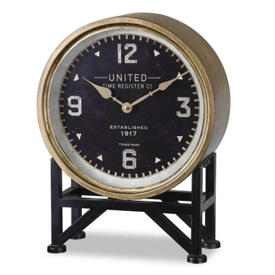 Shyam  - 16 inch Table Clock Clocks Uttermost 06094 - Image 1 of 4