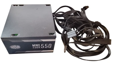 Cooler Master Power Supply 550W ATX PSU MPE-5501-ACABW 80 Plus 20+4 Pin - Image 1 of 4