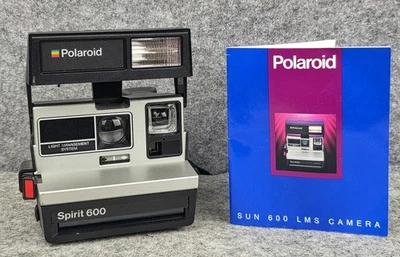 Vintage Polaroid Spirit 600 Instant Camera Light Management Untested w/ Manual - Image 1 of 4