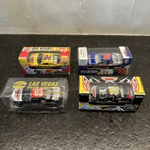 (4) NASCAR Las Vegas Motor Speedway 2003, 2004, 2005, 2011, DieCast Cars 1:64, - Picture 1 of 11