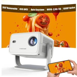 4K L018 Android11 Projector 650ANSI Native 1080P Auto Focus &Keystone BT5.2 WIFI - Picture 1 of 19