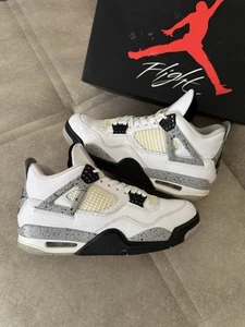 Größe 9 - Jordan 4 Retro OG Mid White Cement (2016) 840606-192 - Bild 1 von 7