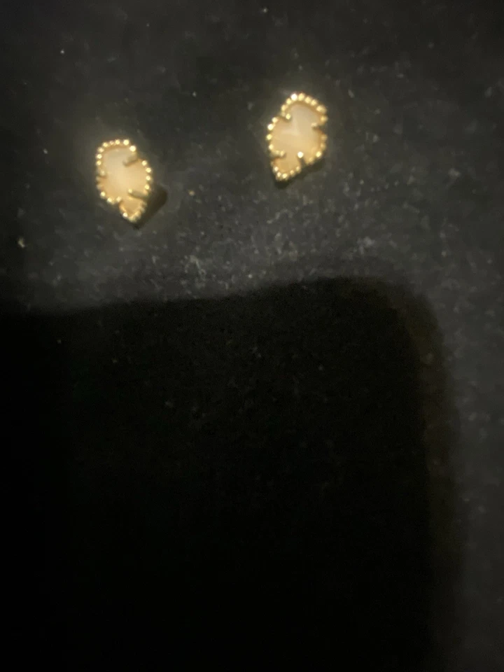 Pendientes Kendra Scott Danielle Piedra Rosa Tono Oro Foto 1 de 4