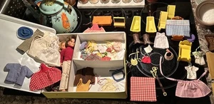 Vintage Sunshine Family Doll Set (2) Carrying case, Accessories Rare Giant Lot - Picture 1 of 24