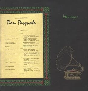 XIG8001 Various Artists Gaetano Donizetti ‎– Don Pasquale LP vinyl UK Heritage - Image 1 of 1