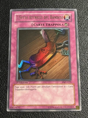 1x YuGiOh Seven Tools Of The Bandit - PMT-I129 Ultra Rare 1st MP Italian MRD - Image 1 of 2