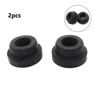 Adapter Untere Kühlerhalterung 2x Ersatz Gummiisolator Schwarz Teil Werkzeug - Picture 1 of 8