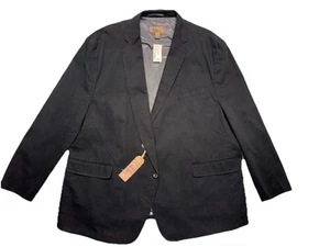 Abrigo Deportivo Para Hombre Pronto Uomo Azul Talla 3 XL Negro Gris Forrado Blazer Dos Botones. - Imagen 1 de 16