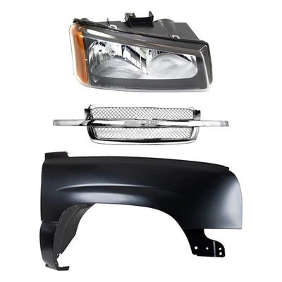 Fender Kit For 2003-2006 Chevrolet Silverado 1500 Primed CAPA Front RH - Image 1 of 4