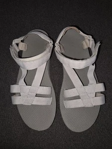 Teva Arivaca Midform Birch Cream Sandal Women 8 Comfort Adjustable Strap Casual - Picture 1 of 6