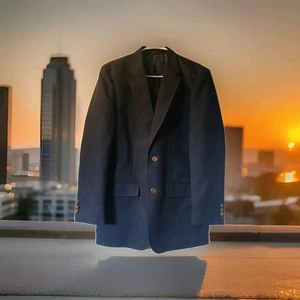Neil Allyn Career Apparel Mens Black Sport Jacket Blazer 55892 Size 36L - Picture 1 of 12