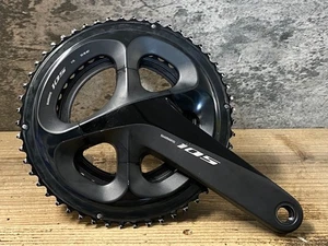 Braccetti pedivella Shimano 105 FC-R7000 170mm Hollowtech II bici da strada con corona - Foto 1 di 9