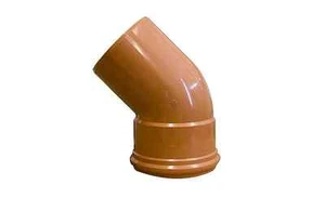 10 x 110mm 4" CURVA DE CODO ÚNICO 45 GRADOS PÓLIPO OSMA WAVIN DRENAJE SUBTERRÁNEO - Imagen 1 de 1