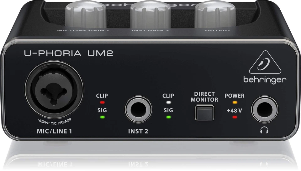Behringer U-Phoria UM2 USB Audio Interface - Image 1 of 1