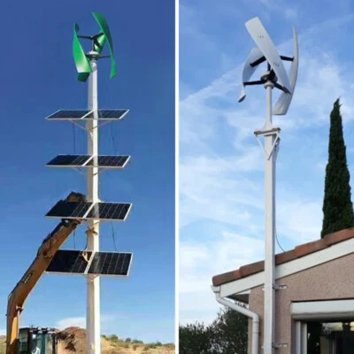 Bayoung 1000W Vertical Wind Turbine Generator 12V 24V 48V Darrieus Windgenerator - Image 1 of 4