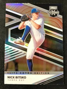2020 Elite Extra Edition SILVER Prizm Holo NICK BITSKO RC Rays #24 - Picture 1 of 2