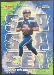 2021 Panini Instant “MY CITY” RUSSELL WILSON Seahawks SP #’d 1/1130 IN HAND! - Picture 1 of 2