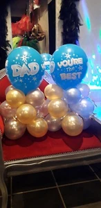Fathers Day Balloon☆Best Dad☆2xMini Stacks☆Balloon in a Box - Bild 1 von 3
