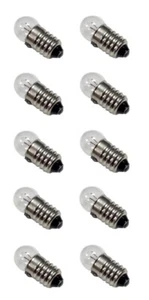 E10 Miniatur Lampen oder Glühbirnen, 2,5V 0,3A, 10er Pack, kleiner Globus - Bild 1 von 1