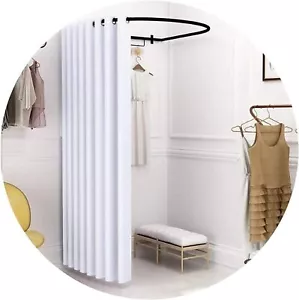 Umkleidekabine Freistehend Bekleidungsgeschäft Umkleideraum Sichtschutz Vorhänge - Bild 1 von 10