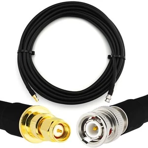 HF400-BNCM-SM-7 BNC Male to SMA Male 7m Flexible Coaxial Cable — LMR400 UF Ult - Photo 1/4