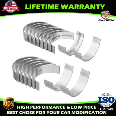 Комплект стержневых подшипников Main & Con для Toyota RAV4 Yaris Camry 1AZ-FE 2AZ-FE 2,4 л США - Изображение 1 из 4