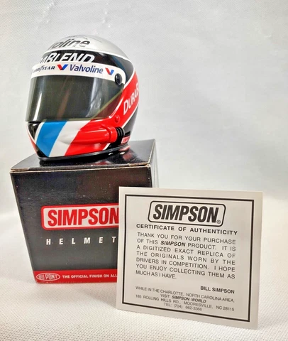 Simpson Helmet Mark Martin Valvoline Signature Edition Exact Replica 1:4   NOS Cover
