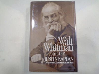 Walt Whitman - A Life by Justin Kaplan HBDJ 1980 1st Edition 1st Printing NICE!! Foto 1 de 4