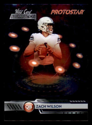 2021 Wild Card Alumination Protostar Zach Wilson - Image 1 of 2