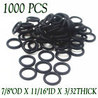 1000+ - 7/8"Od X 11/16"Id X 3/32" Thick Black Rubber O-Rings Nitrile Buna-N Nbr.
