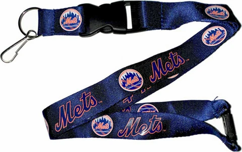 NEW 2022 Designer MLB NEW YORK METS  Dynamic Clip On Keychain Lanyard Cover