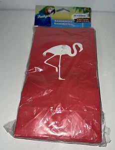 Pink Flamingo Luminary Bags Luau Party Decoration Path Lighting Summer 20 - Picture 1 of 5
