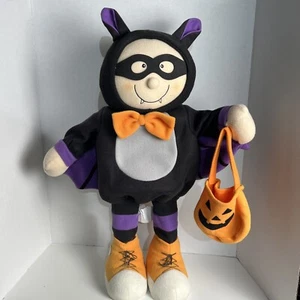 Large Halloween Vampire Black & Orange Plush Trick Or Treater Door Greeter 24” - Picture 1 of 7