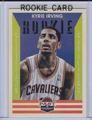 Tarjeta de novato Kyrie Irving 2012 Panini Pasado y Presente Baloncesto $$ RC Cavs Nets Foto 1 de 2