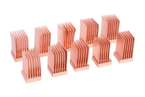 Alphacool GPU RAM miedziane radiatory 6,5x6,5mm - 10 szt. - Zdjęcie 1 z 4