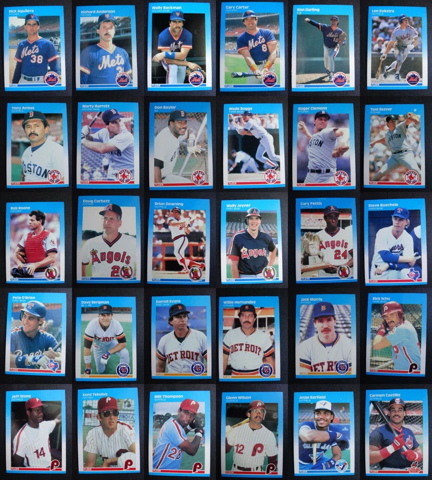 1987 Fleer Baseball Cards Complete Your Set You U Pick From List 1-220 - Image 1 of 1