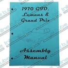 1970 Pontiac Gto Tempest Lemans Factory Assembly Manual