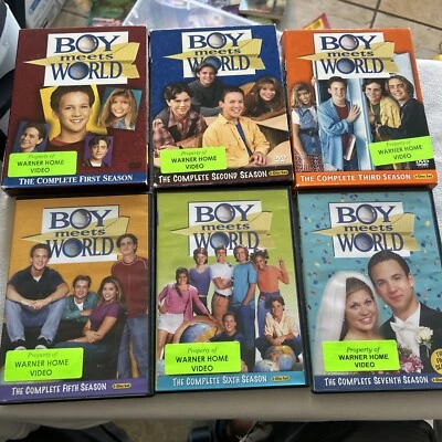 Boy Meets World -  Series- Used DVD Season 1,2,3,5,6 And 7 Only Missing 4 - image 1 of 4