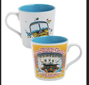 The Beatles Magical Mystery Tour 12oz Coffee Mug Album Cover Picture New Collect