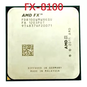 AMD FX-8100 CPU 8-Core 2.8GHz 8M FD8100WMW8KGU AM3+ 95W Processor - Picture 1 of 2